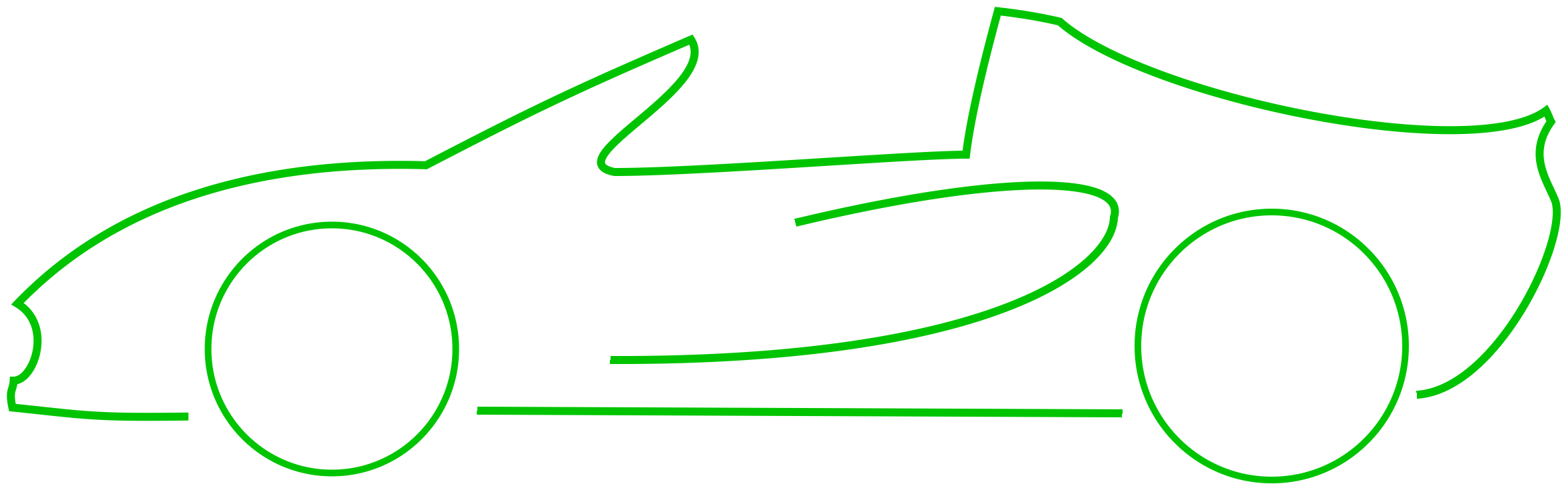 2355x735 Outline Of Car