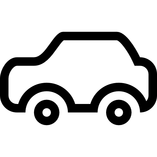 512x512 Transport Car Outline