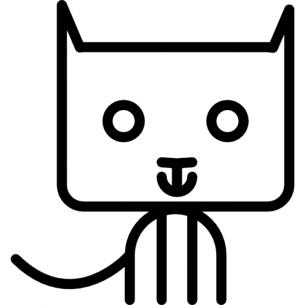 626x626 Cat Outline Vectors, Photos And Psd Files Free Download