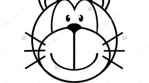 570x320 Outline Drawing Of A Cat Diy Cat Silhouette Pillow Cases Cat