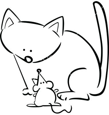 380x400 Cat Clipart Cat Coloring Pages Here Is A Small Collection Of Cute