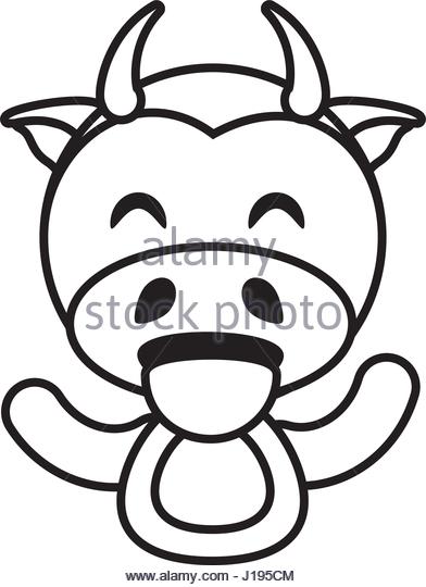 392x540 Cow Animal Toy Outline Vector Stock Photos Amp Cow Animal Toy