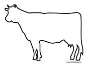 175x135 Cow Coloring Pages