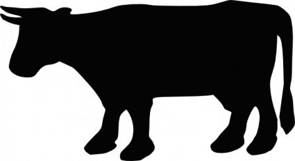 425x233 Outline Of Cow Clip Art Download 1,000 Clip Arts