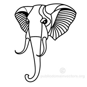 300x300 147 Free Elephant Vector Art Public Domain Vectors