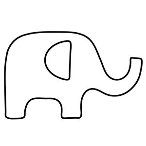 300x300 The Best Elephant Template Ideas Elephant