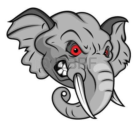 450x410 5,255 Elephant Head Stock Illustrations, Cliparts And Royalty Free
