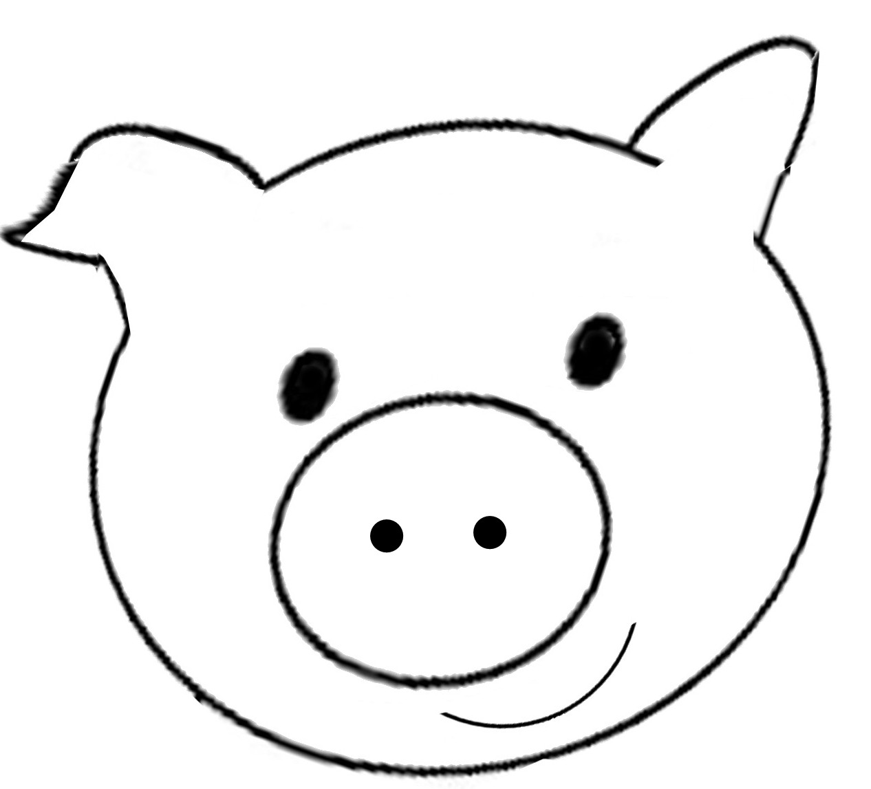 1266x1147 Pig Face Clipart Many Interesting Cliparts