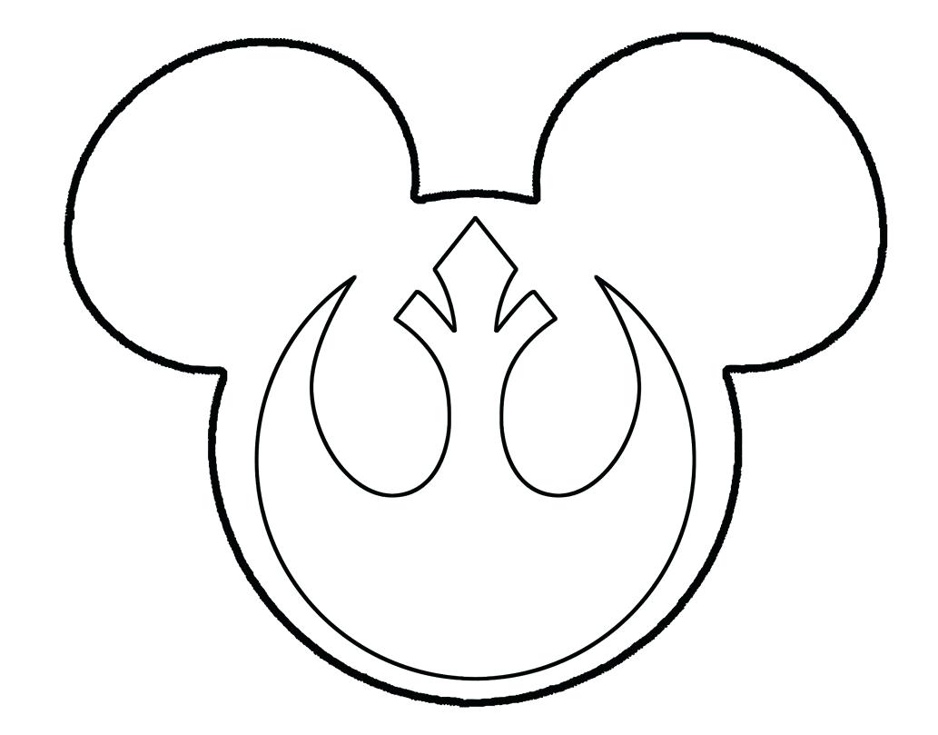 1033x809 Zoom Mickey Mouse Outline Clipart Coloring Pages Online Pic Mickey