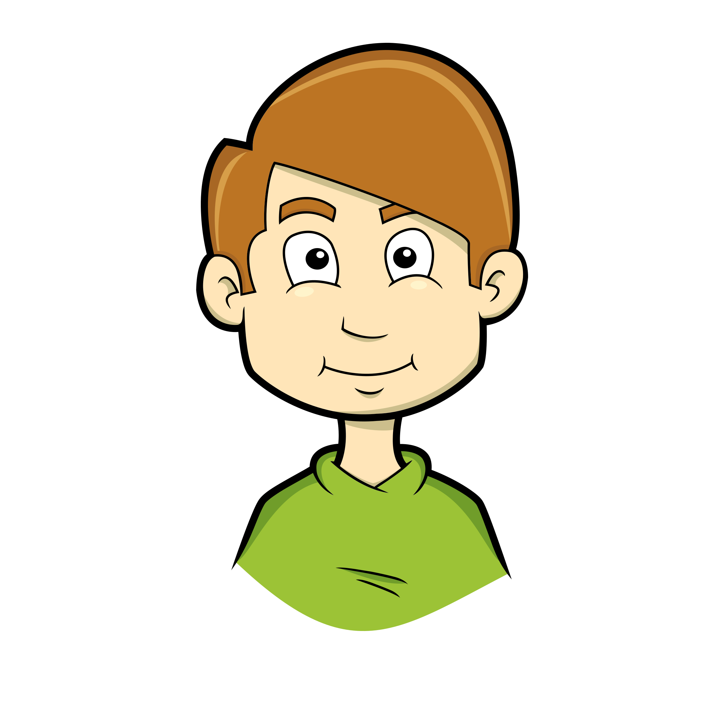 2400x2400 Boy Face Clipart