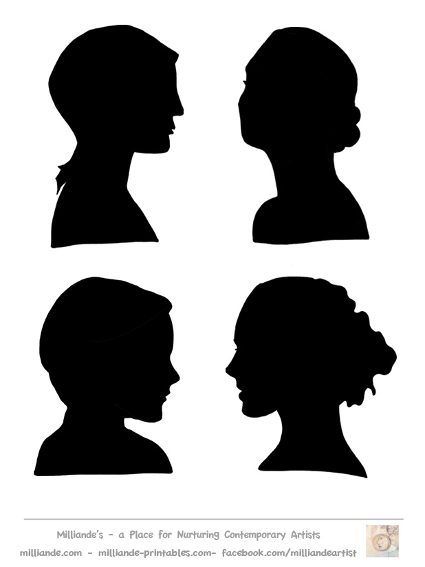 618x824 Face Outline Clipart