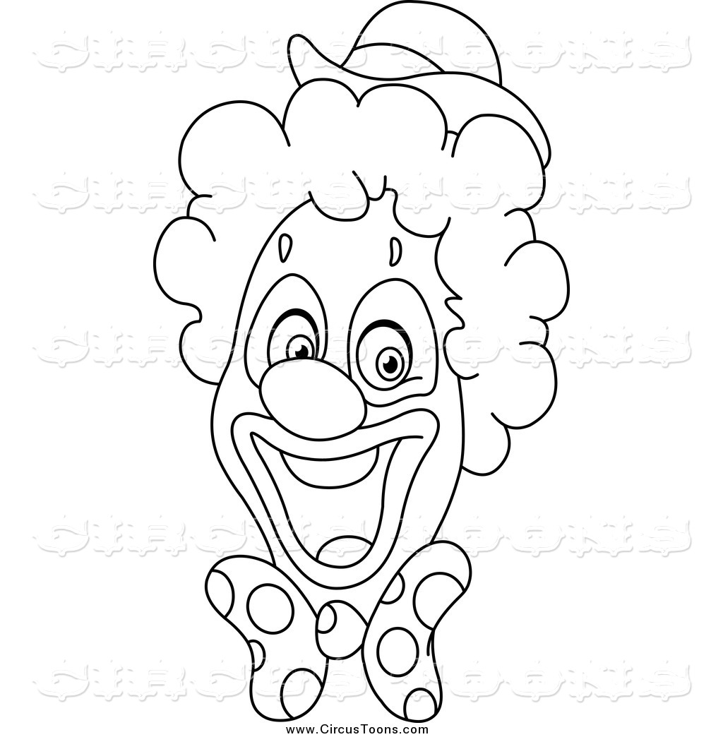 1024x1044 Clown Clipart Outline