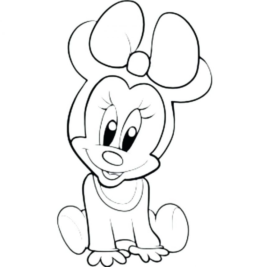 863x861 Mickey Mouse Outline Drawing Para Y Large Head Template Vector