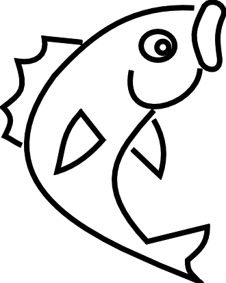 330x414 Line Of Fish Clipart