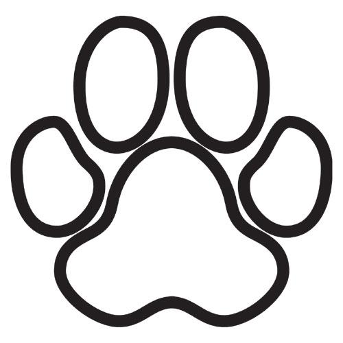 500x500 Bobcat Footprint Clipart Downloads