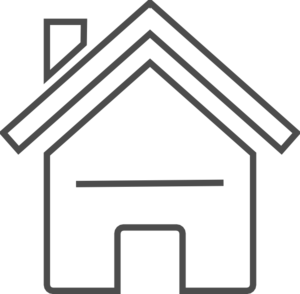 300x294 Grey House Clip Art