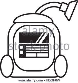 304x320 House Cleaning Icons Set, Outline Style Stock Vector Art
