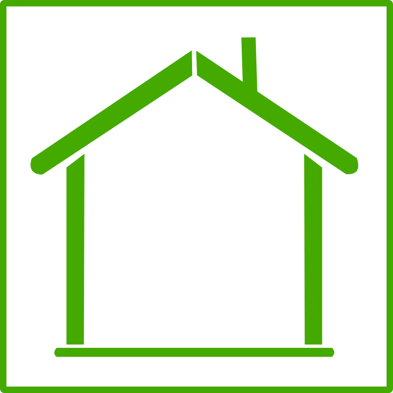 800x800 Best House Outline Clipart