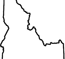 Outline Of Idaho | Free download on ClipArtMag