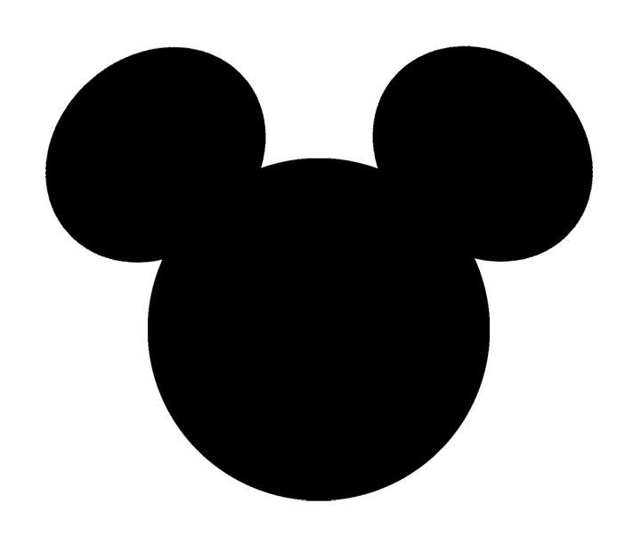 720x602 Mickey Mouse Ears Outline