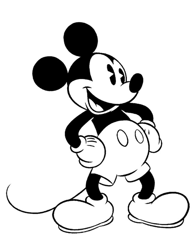 650x841 Mickey Mouse Template