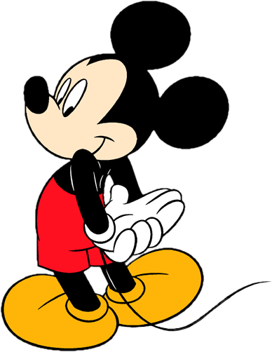 388x502 Mickey Mouse Valentine Clipart