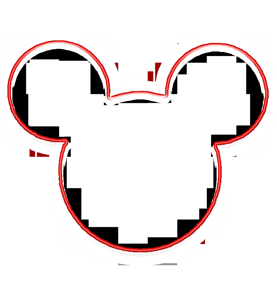 Outline Of Mickey Mouse Head | Free download on ClipArtMag