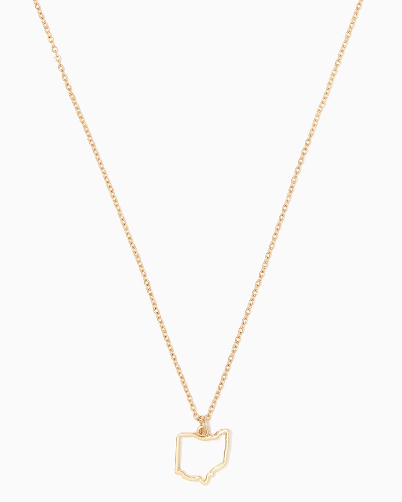 800x1000 Ohio Outline Necklace Fashion Jewelry