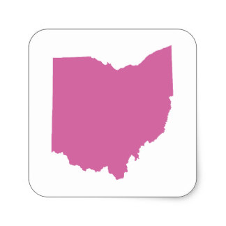 324x324 Ohio Outline Stickers Zazzle