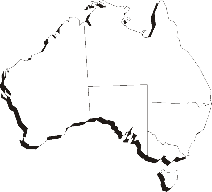 731x662 Clipart State Outline Australia