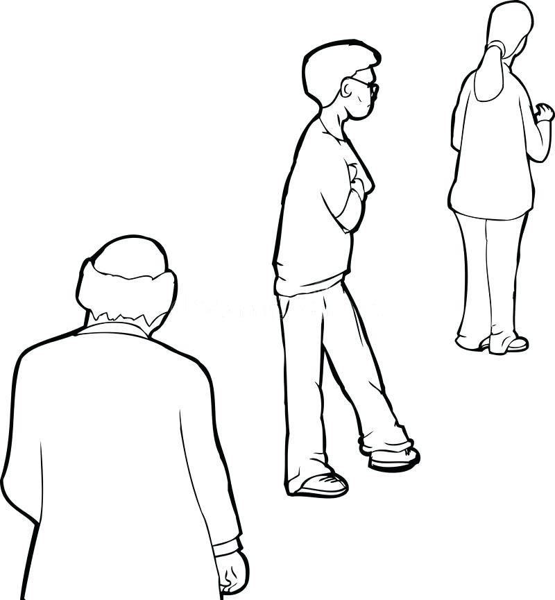 800x865 People Outline