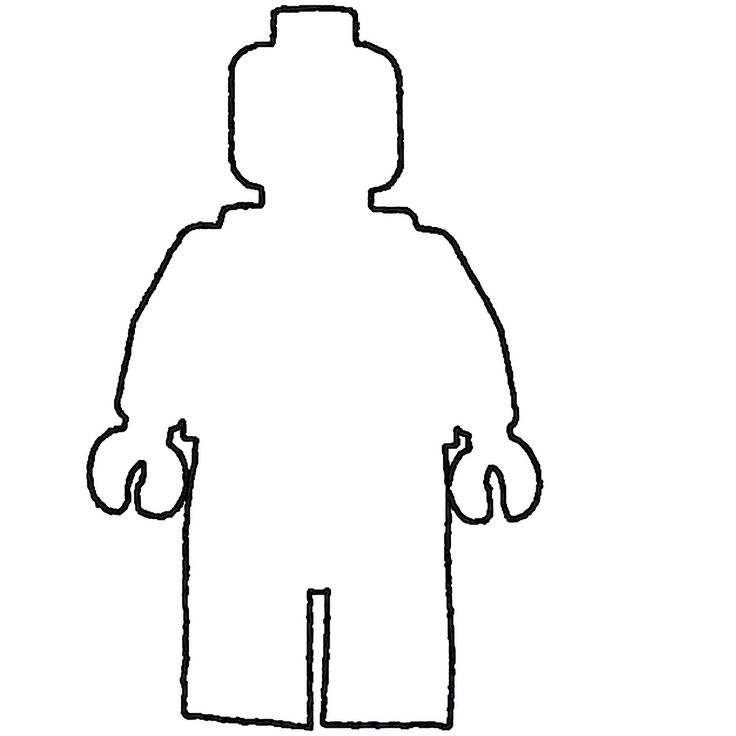 Outline Of Person For Kids