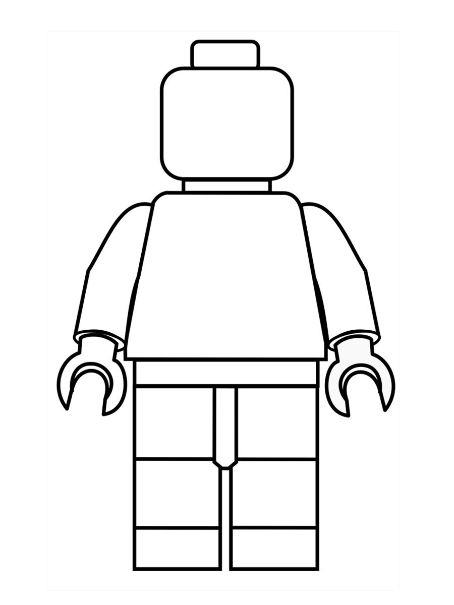 900x1200 Lego Person Outline Collection