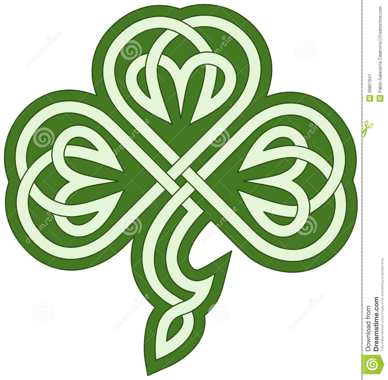 Outline Of Shamrock | Free download on ClipArtMag