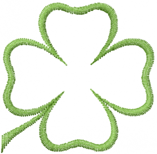 500x492 Shamrock Outline Embroidery Design Annthegran