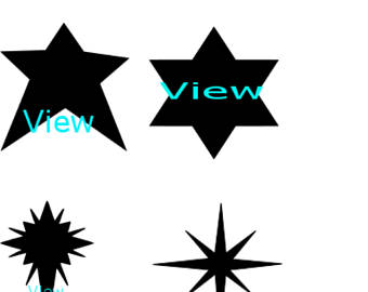 340x270 Star Outline Etsy