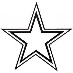 300x300 Star Outline Images Perfect Star Outlines Clipart