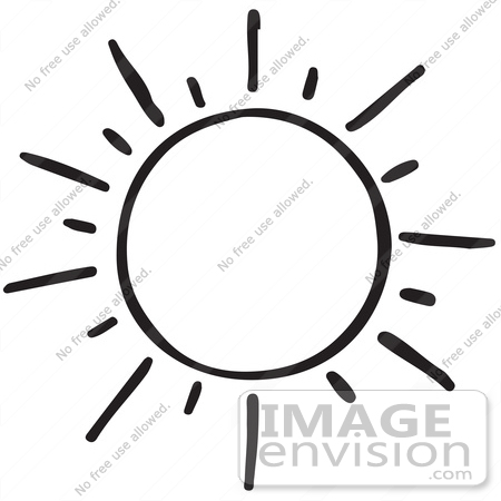 450x450 Sun Clipart Black And White Outline