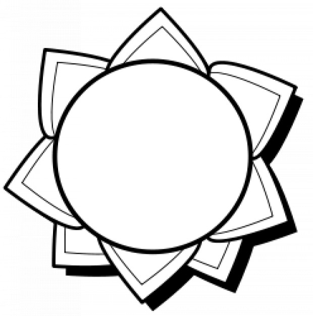 620x626 Best Sun Outline