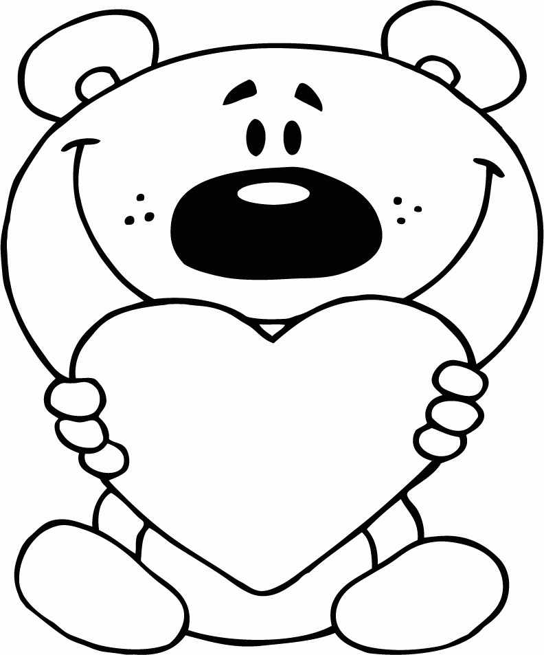 792x953 Outline Of A Teddy Bear Many Interesting Cliparts