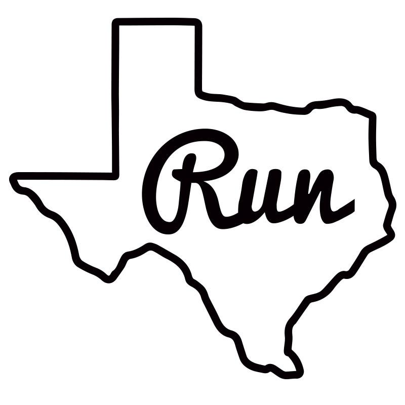 800x800 Run Texas Outline