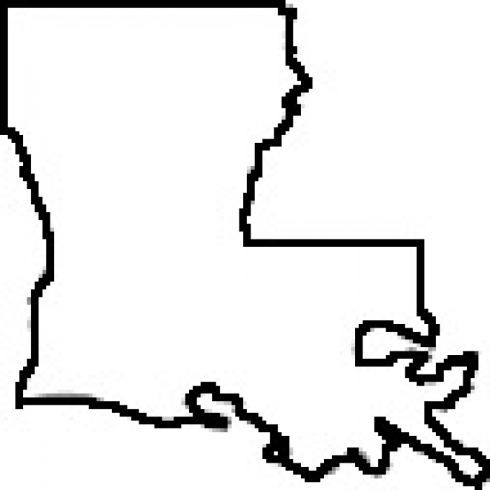 700x700 Outline Louisiana Clipart