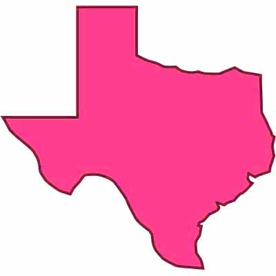 400x400 Texas Outline