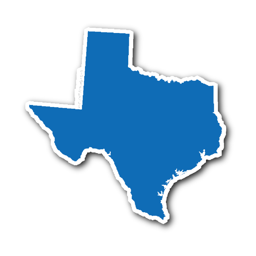 900x900 Texas Stickers