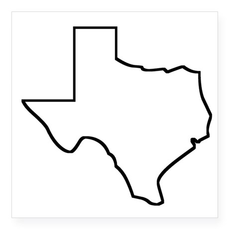 460x460 Texas Outline Clipart