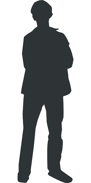 320x640 Outline, Man, Silhouette, Person, Human, Standing