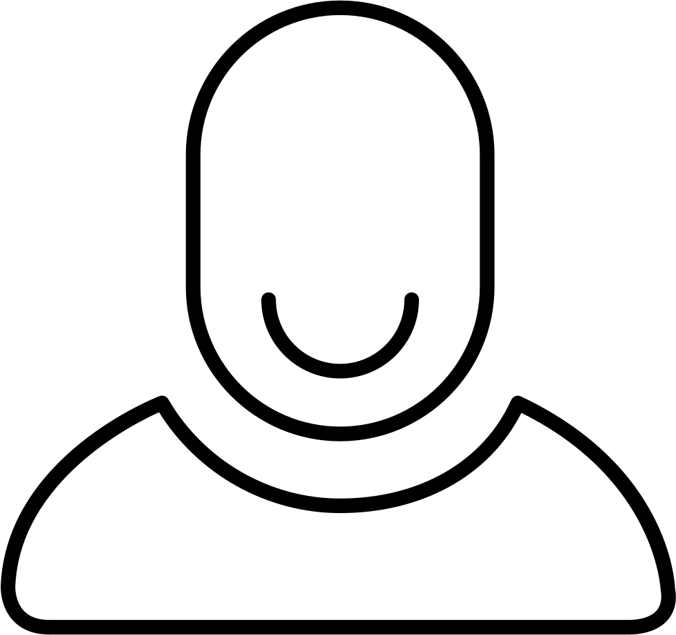 981x922 Person Outline Svg Png Icon Free Download ( 340258