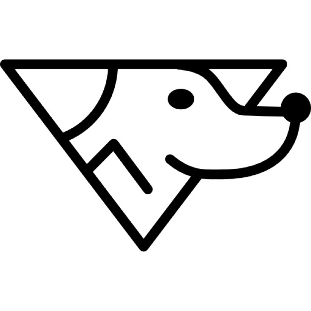 626x626 Dog Head Variant Outline Icons Free Download