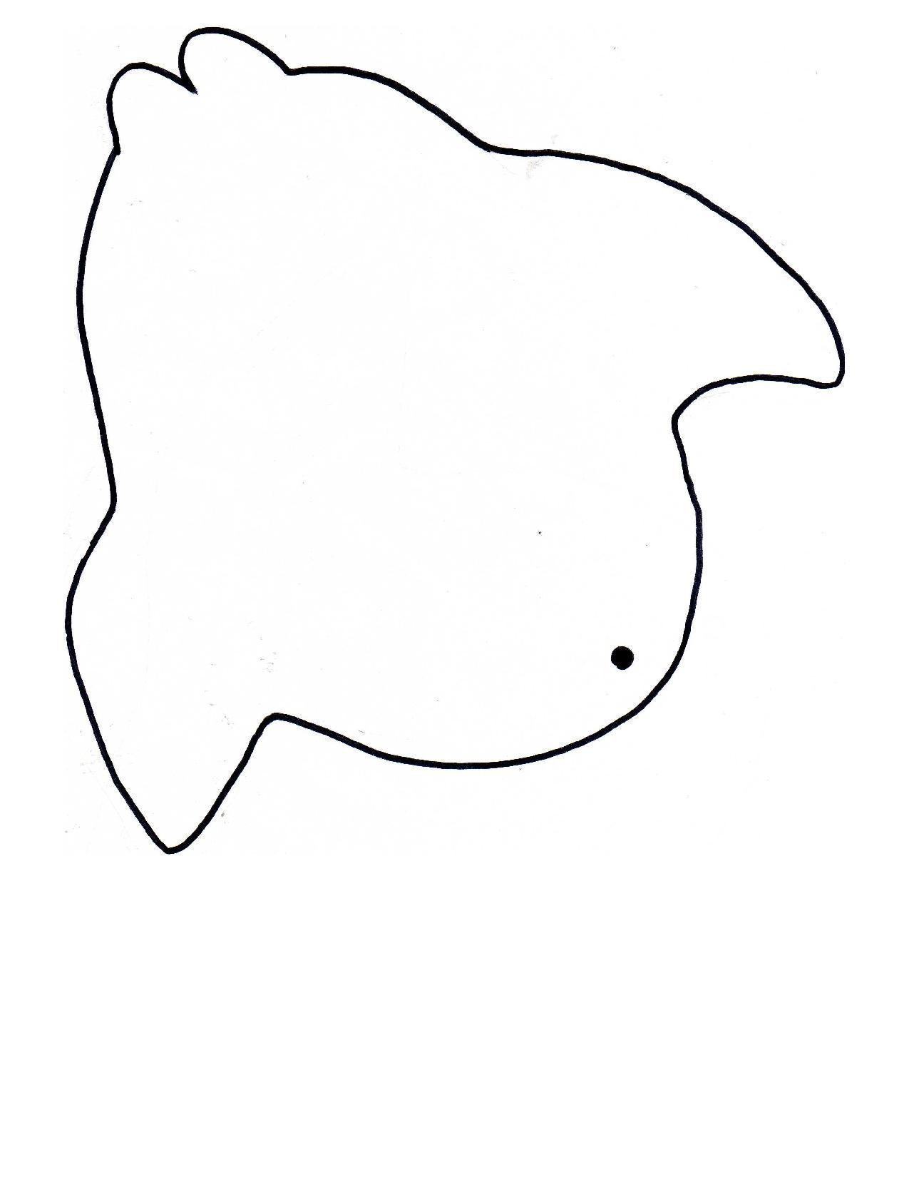 1275x1650 Fish Outlines For Children