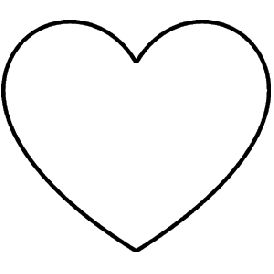 274x274 Perfect Heart Outline
